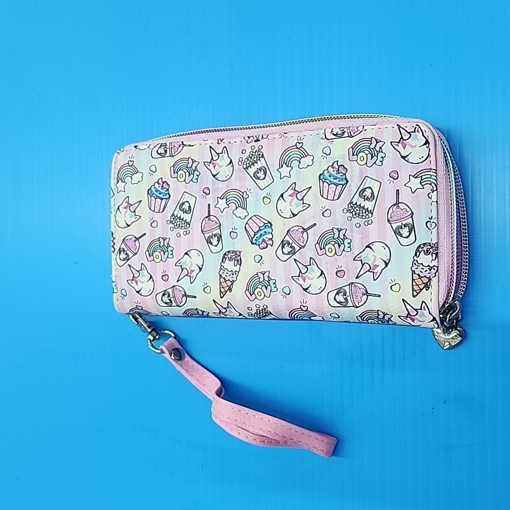 Unicorn pink wallet
